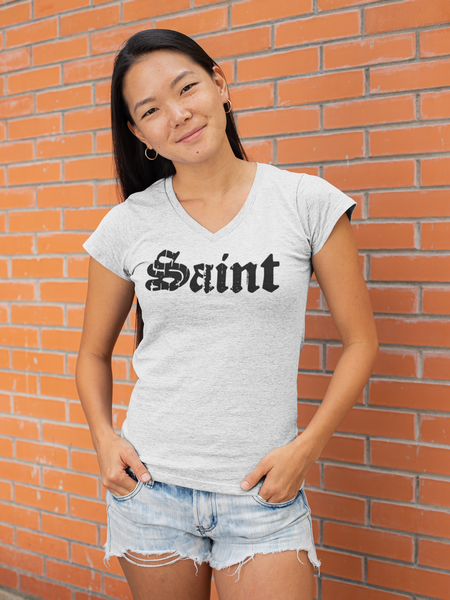 Saint Unisex V-Neck T-Shirt