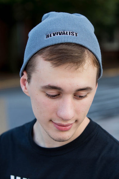 Revivalist Embroidered Knit Beanie