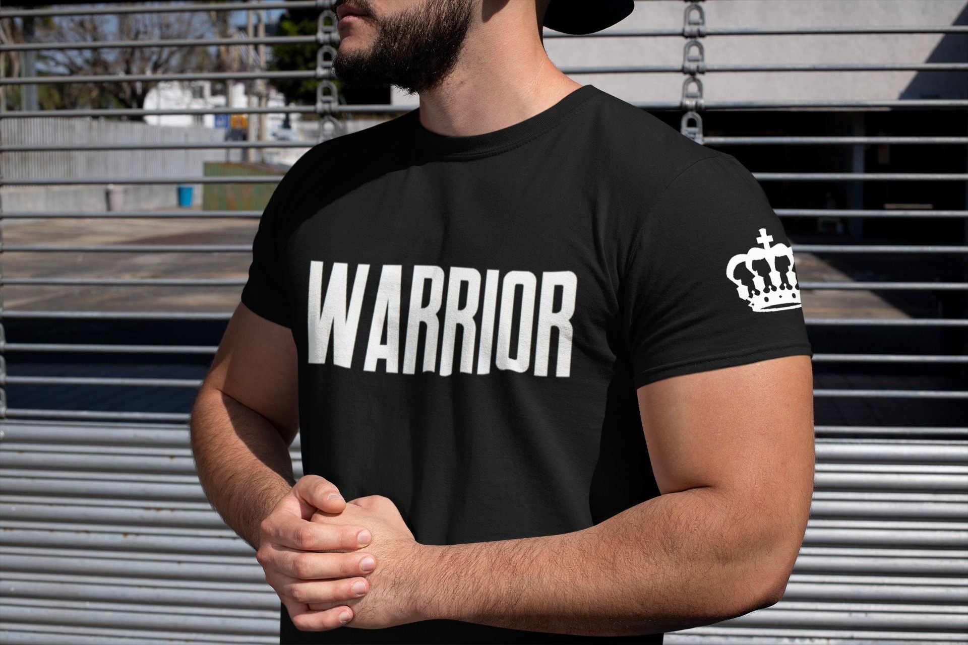 Guys Royal 'Warrior' Crew Neck T-shirt