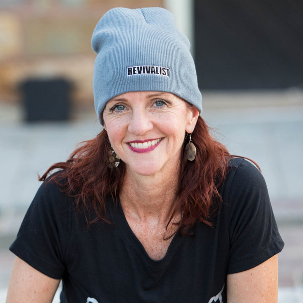 Revivalist Embroidered Knit Beanie
